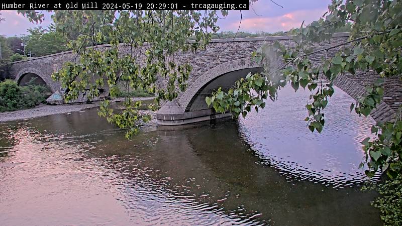Humber River - Old Mill Bridge webcam